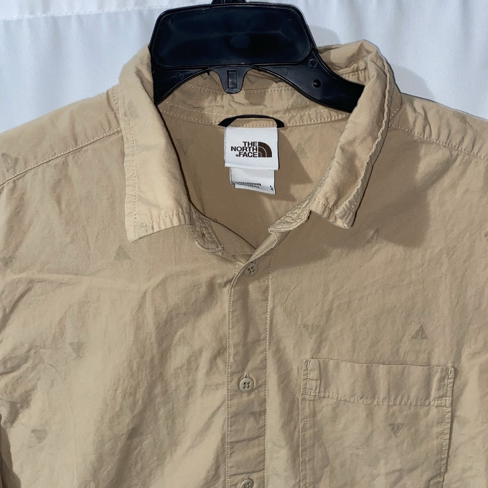 The North Face‎ Shirt Mens Large Pattern Button Up Hiking Camping